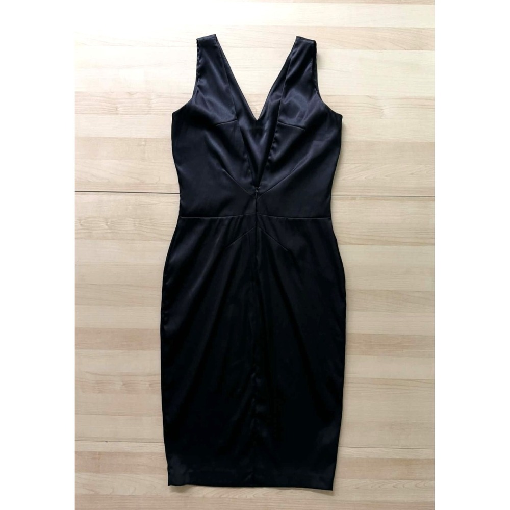 Vtg Y2K D&G Dolce And Gabbana Little Black Dress Satin 28/42 6 / 8 Ittierre 2001 - Picture 12 of 16